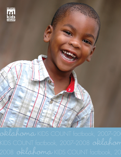 Kids Count 2007-2008 Splash Page. Photo of Laughing Boy. Click to Enter