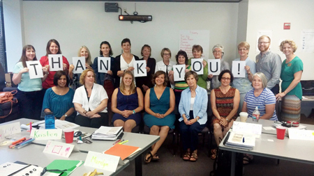 photograph of training participants